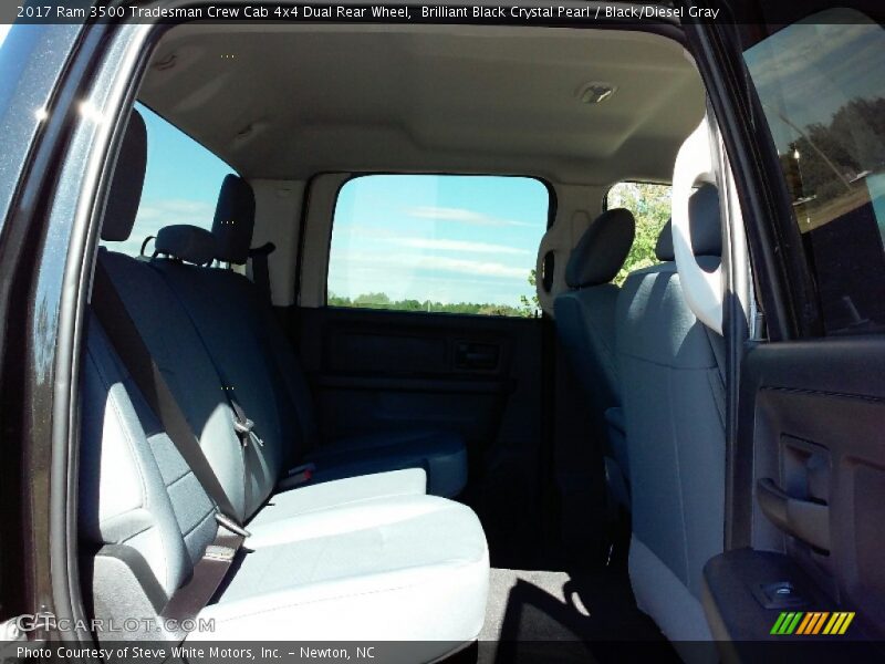 Brilliant Black Crystal Pearl / Black/Diesel Gray 2017 Ram 3500 Tradesman Crew Cab 4x4 Dual Rear Wheel