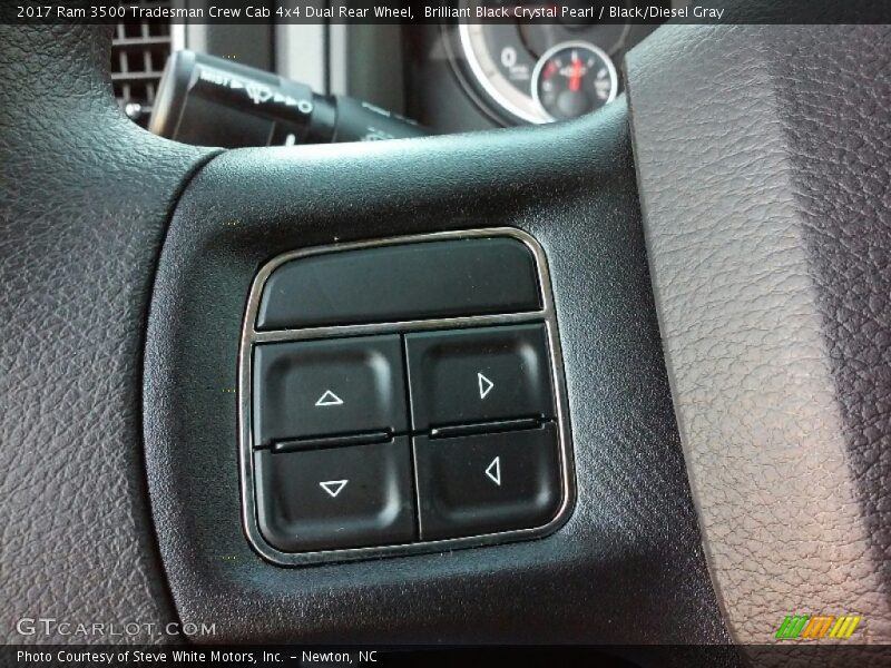 Brilliant Black Crystal Pearl / Black/Diesel Gray 2017 Ram 3500 Tradesman Crew Cab 4x4 Dual Rear Wheel