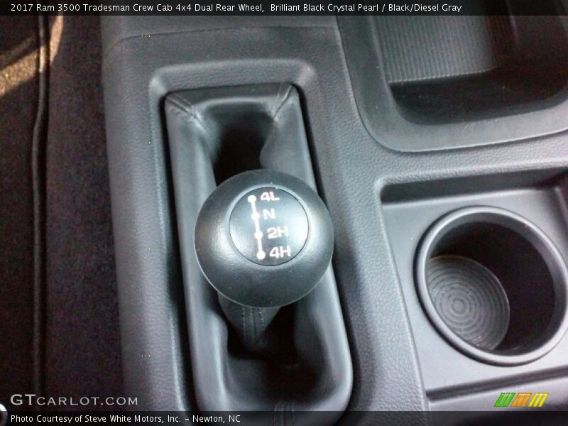 Brilliant Black Crystal Pearl / Black/Diesel Gray 2017 Ram 3500 Tradesman Crew Cab 4x4 Dual Rear Wheel