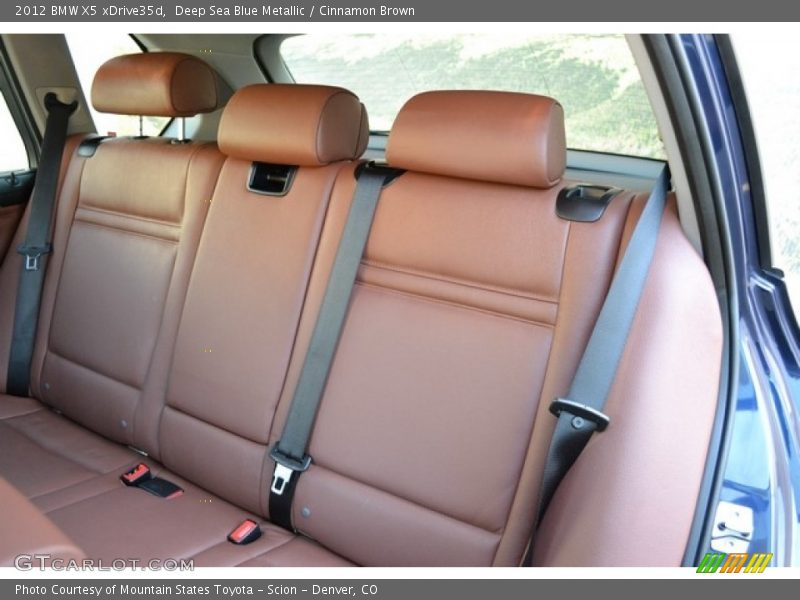 Deep Sea Blue Metallic / Cinnamon Brown 2012 BMW X5 xDrive35d