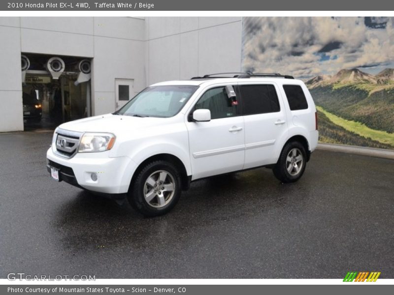 Taffeta White / Beige 2010 Honda Pilot EX-L 4WD