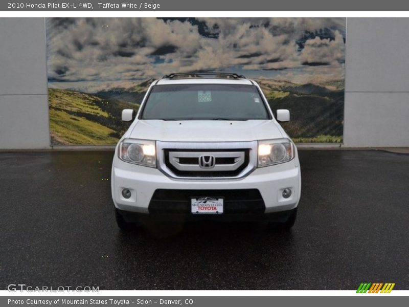 Taffeta White / Beige 2010 Honda Pilot EX-L 4WD