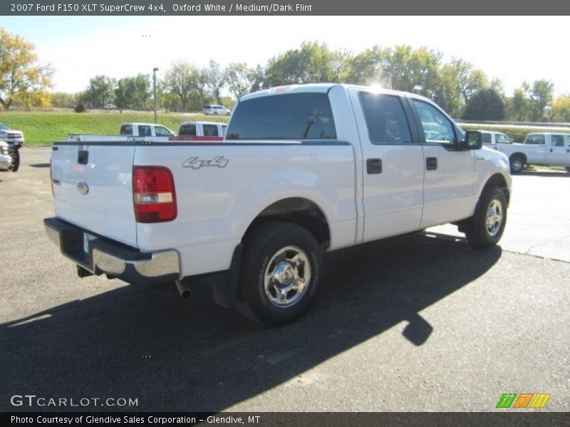 Oxford White / Medium/Dark Flint 2007 Ford F150 XLT SuperCrew 4x4