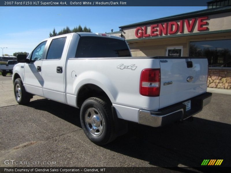 Oxford White / Medium/Dark Flint 2007 Ford F150 XLT SuperCrew 4x4