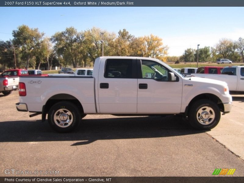 Oxford White / Medium/Dark Flint 2007 Ford F150 XLT SuperCrew 4x4