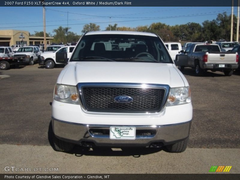 Oxford White / Medium/Dark Flint 2007 Ford F150 XLT SuperCrew 4x4