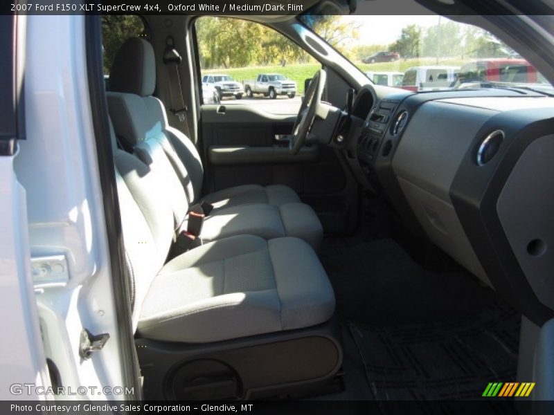 Oxford White / Medium/Dark Flint 2007 Ford F150 XLT SuperCrew 4x4