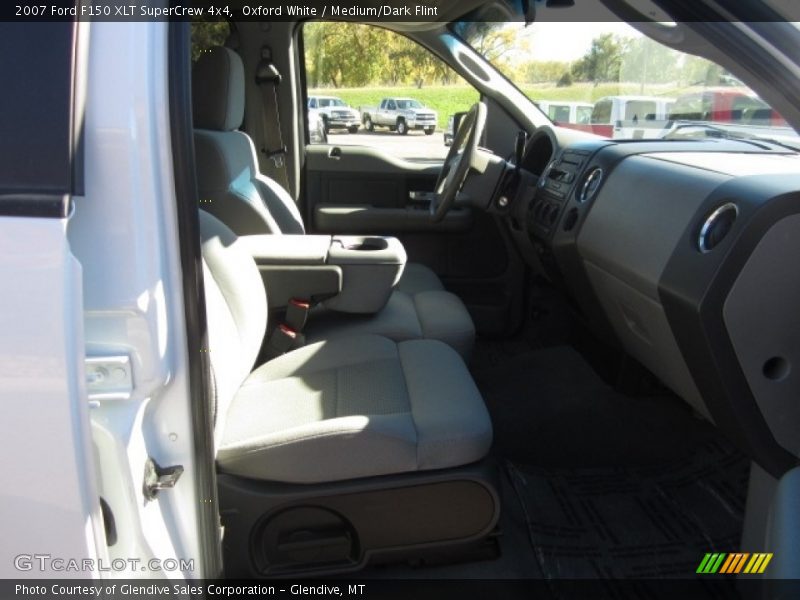 Oxford White / Medium/Dark Flint 2007 Ford F150 XLT SuperCrew 4x4