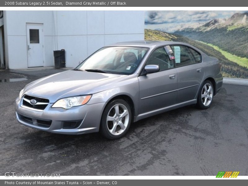 Diamond Gray Metallic / Off Black 2008 Subaru Legacy 2.5i Sedan