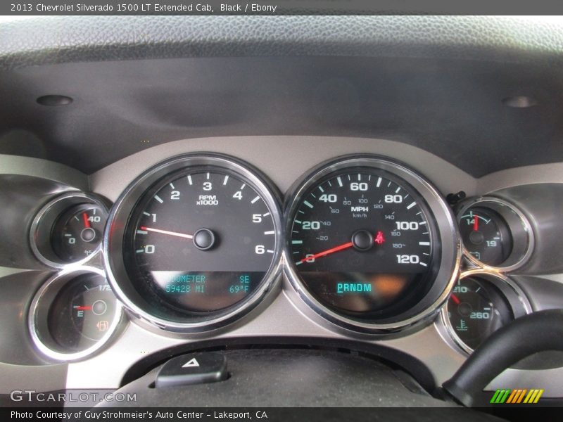 Black / Ebony 2013 Chevrolet Silverado 1500 LT Extended Cab