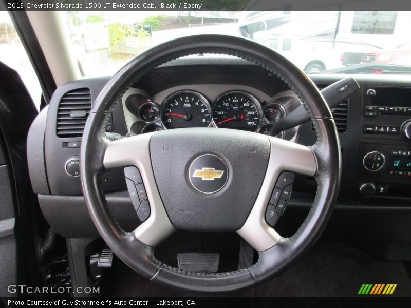 Black / Ebony 2013 Chevrolet Silverado 1500 LT Extended Cab