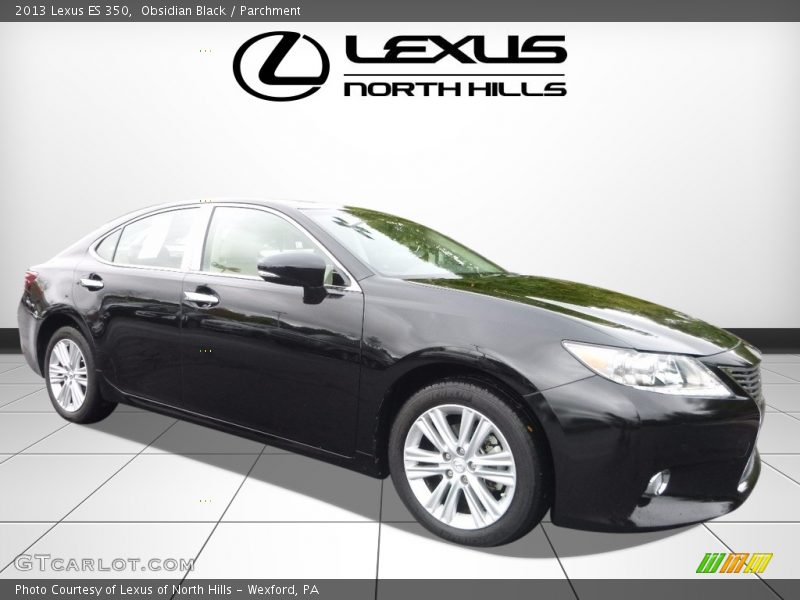 Obsidian Black / Parchment 2013 Lexus ES 350