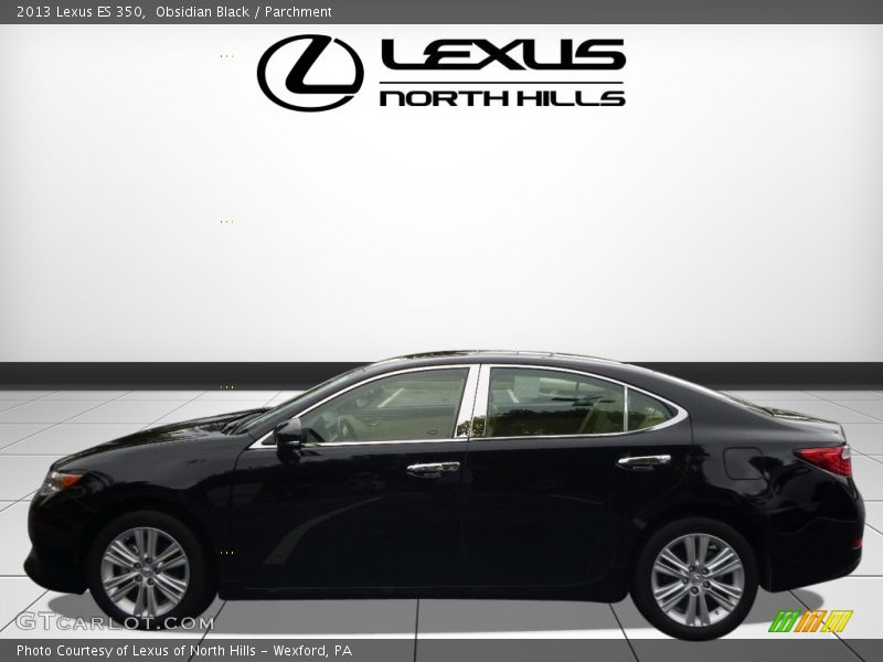 Obsidian Black / Parchment 2013 Lexus ES 350