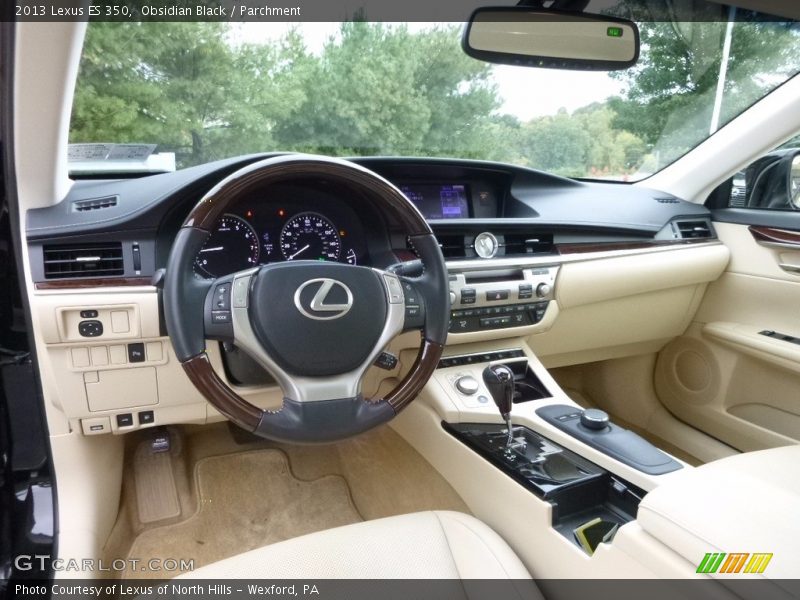 Obsidian Black / Parchment 2013 Lexus ES 350