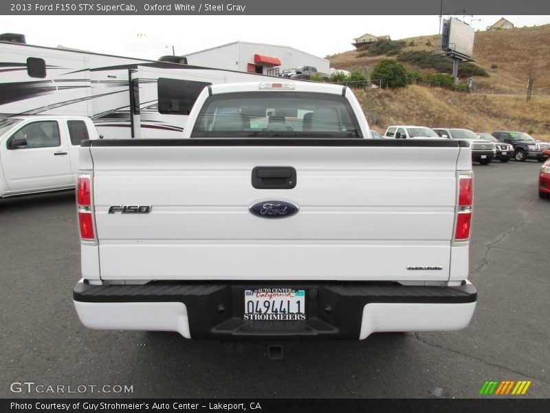Oxford White / Steel Gray 2013 Ford F150 STX SuperCab