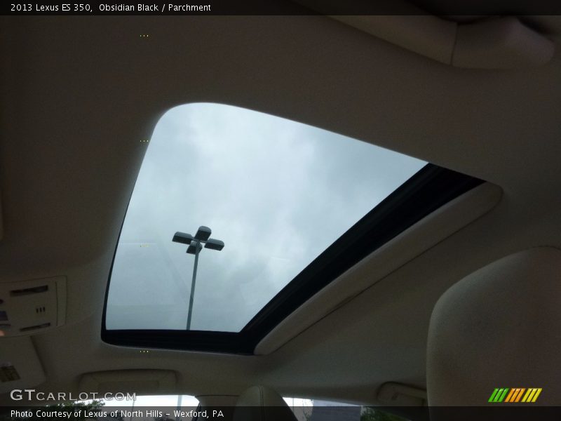 Obsidian Black / Parchment 2013 Lexus ES 350