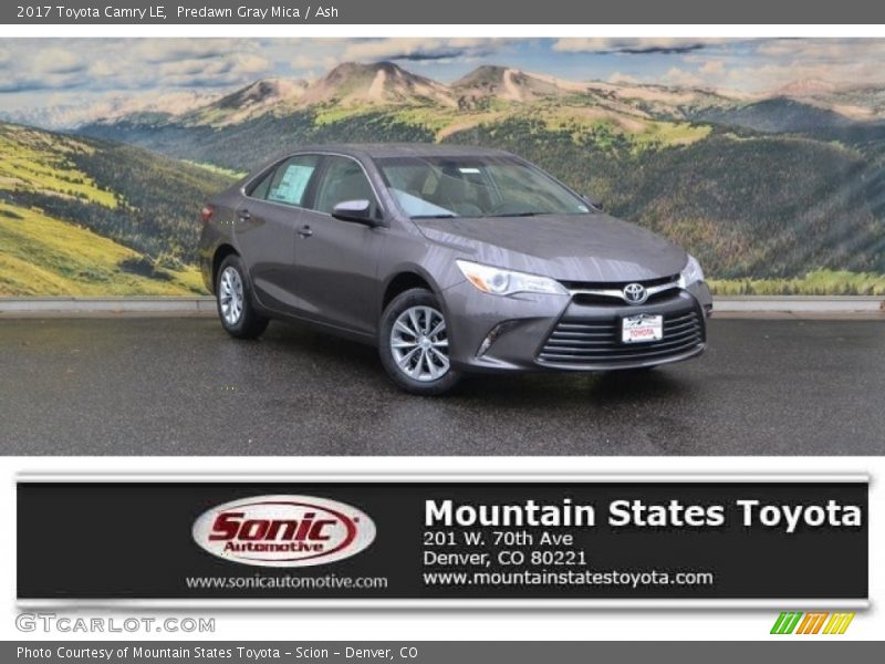 Predawn Gray Mica / Ash 2017 Toyota Camry LE