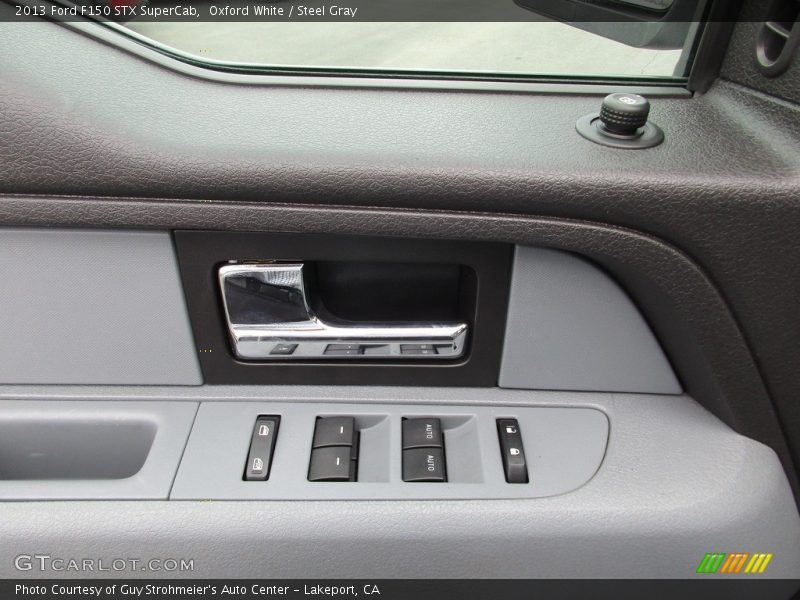Oxford White / Steel Gray 2013 Ford F150 STX SuperCab