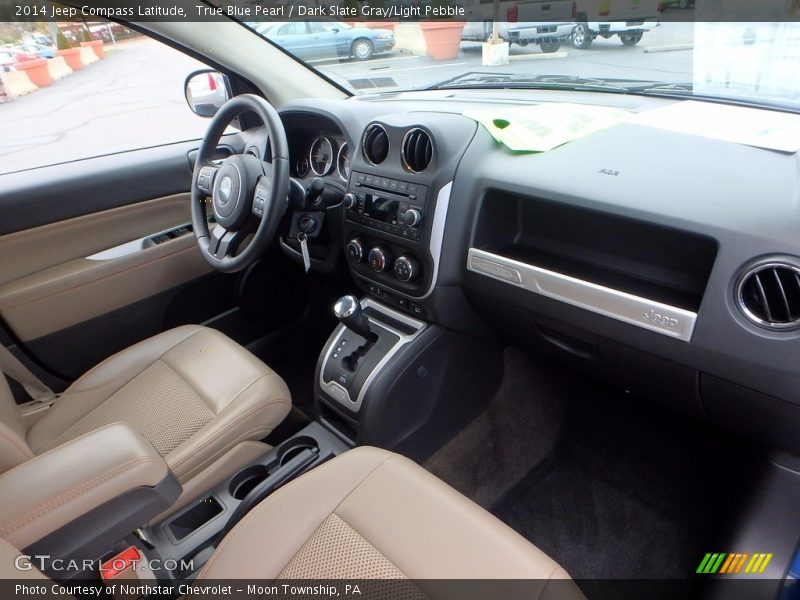 True Blue Pearl / Dark Slate Gray/Light Pebble 2014 Jeep Compass Latitude