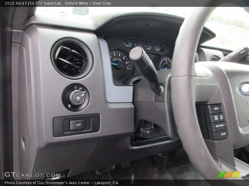 Oxford White / Steel Gray 2013 Ford F150 STX SuperCab