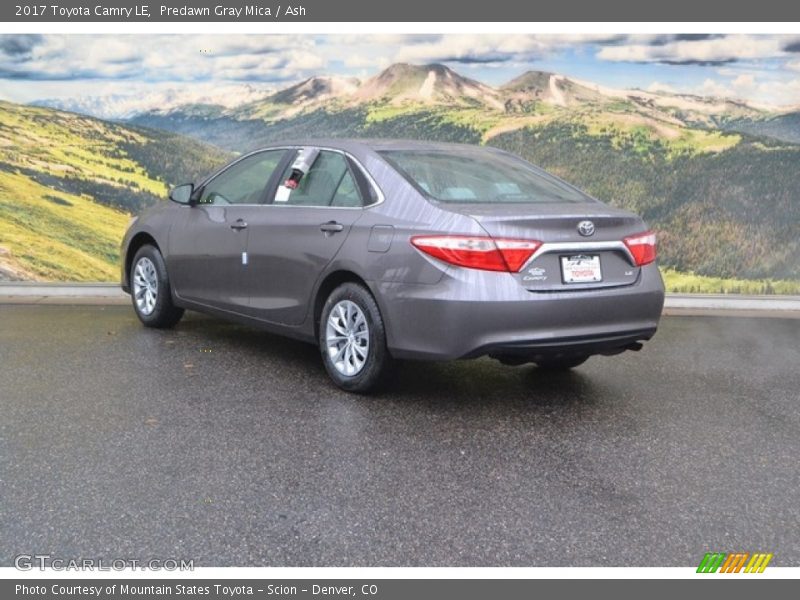 Predawn Gray Mica / Ash 2017 Toyota Camry LE