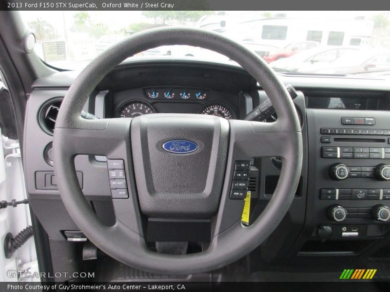 Oxford White / Steel Gray 2013 Ford F150 STX SuperCab
