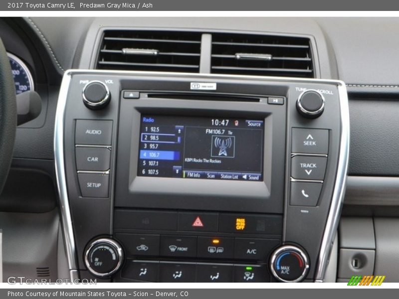 Predawn Gray Mica / Ash 2017 Toyota Camry LE