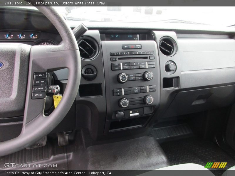 Oxford White / Steel Gray 2013 Ford F150 STX SuperCab