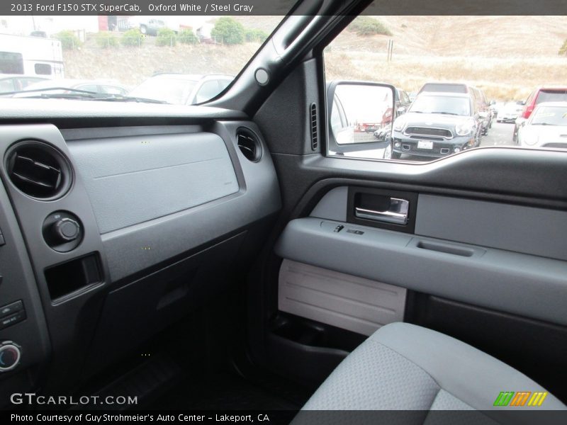Oxford White / Steel Gray 2013 Ford F150 STX SuperCab