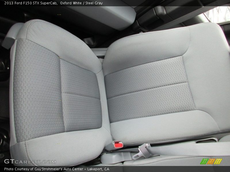 Oxford White / Steel Gray 2013 Ford F150 STX SuperCab