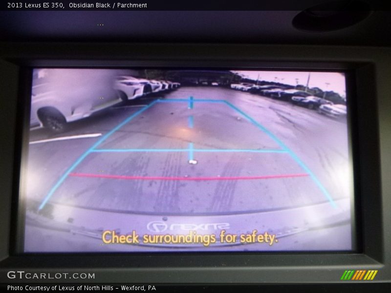 Obsidian Black / Parchment 2013 Lexus ES 350