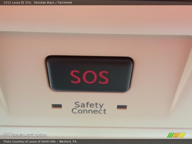 Obsidian Black / Parchment 2013 Lexus ES 350