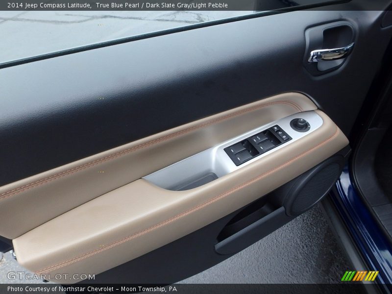 True Blue Pearl / Dark Slate Gray/Light Pebble 2014 Jeep Compass Latitude