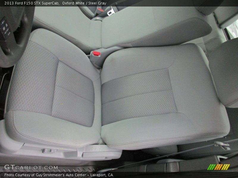 Oxford White / Steel Gray 2013 Ford F150 STX SuperCab