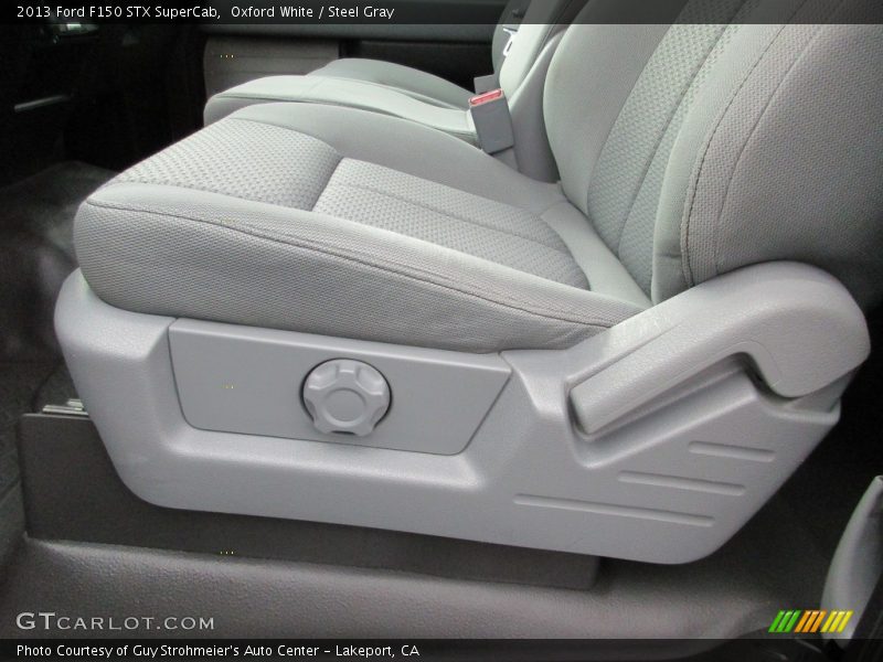 Oxford White / Steel Gray 2013 Ford F150 STX SuperCab