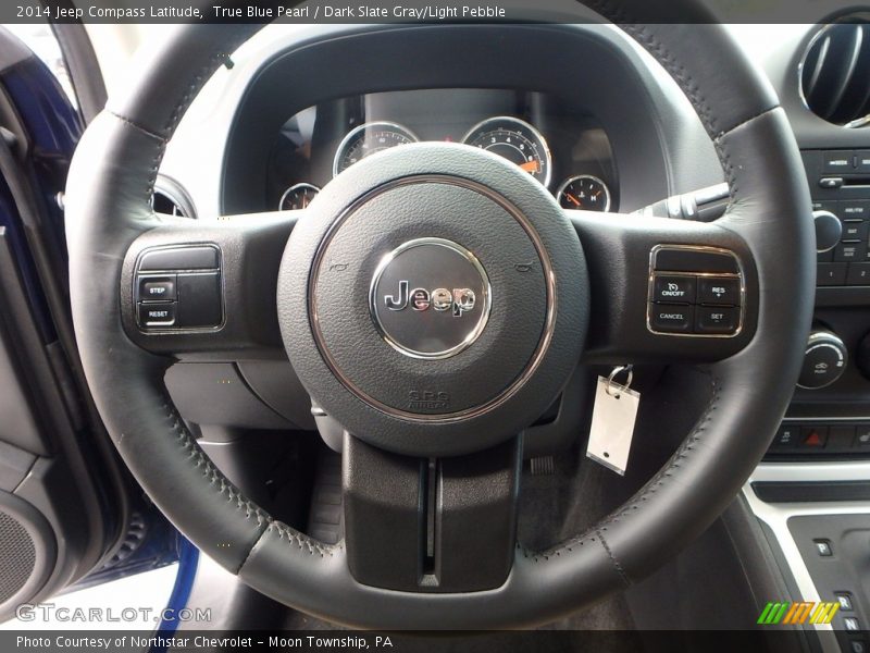 True Blue Pearl / Dark Slate Gray/Light Pebble 2014 Jeep Compass Latitude