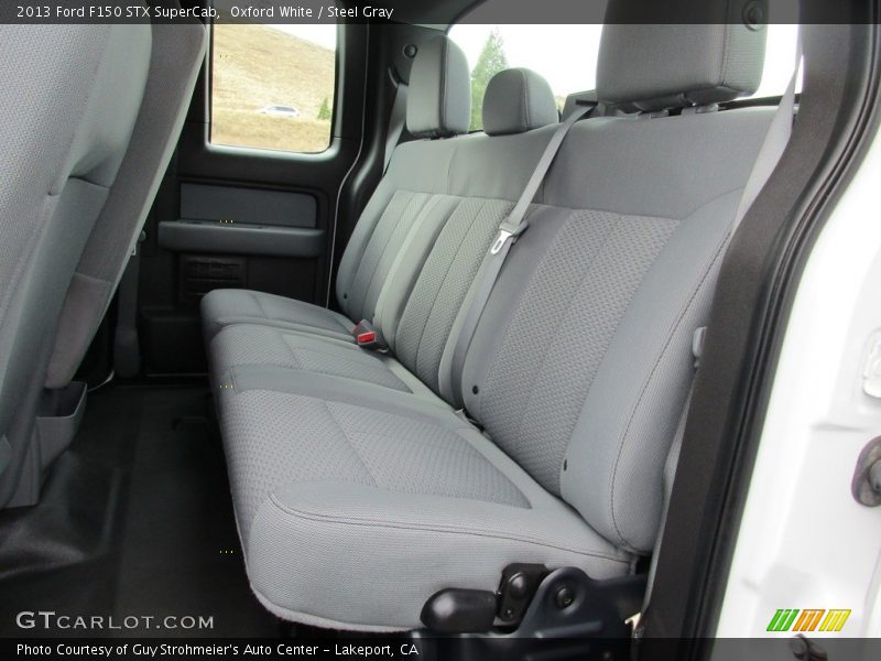 Oxford White / Steel Gray 2013 Ford F150 STX SuperCab