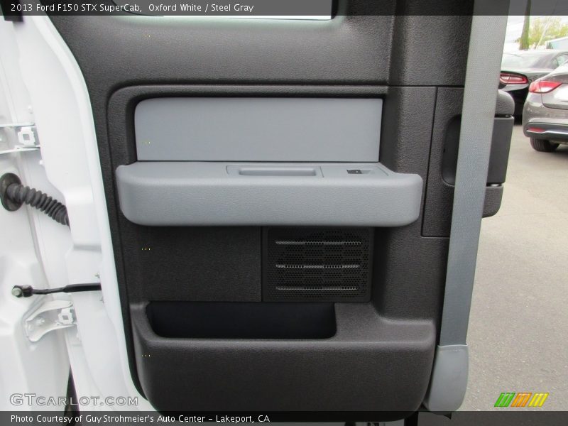 Oxford White / Steel Gray 2013 Ford F150 STX SuperCab