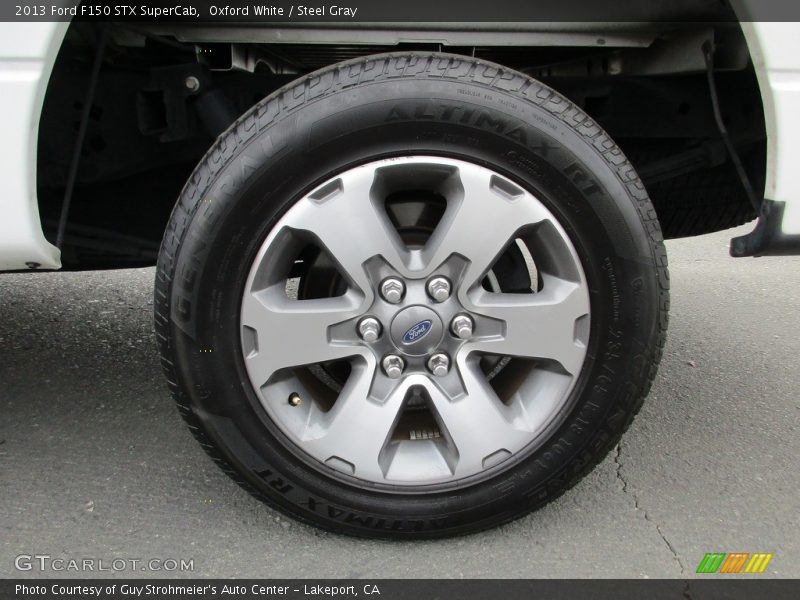 Oxford White / Steel Gray 2013 Ford F150 STX SuperCab