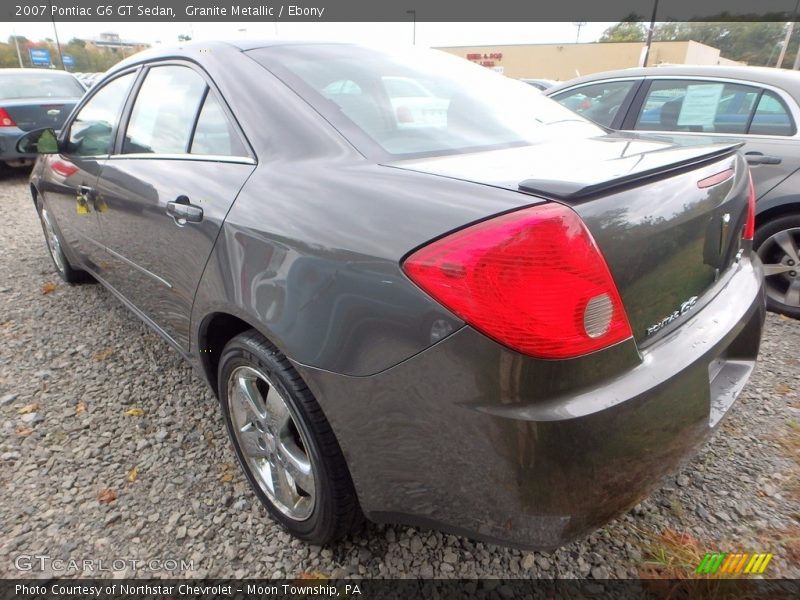 Granite Metallic / Ebony 2007 Pontiac G6 GT Sedan