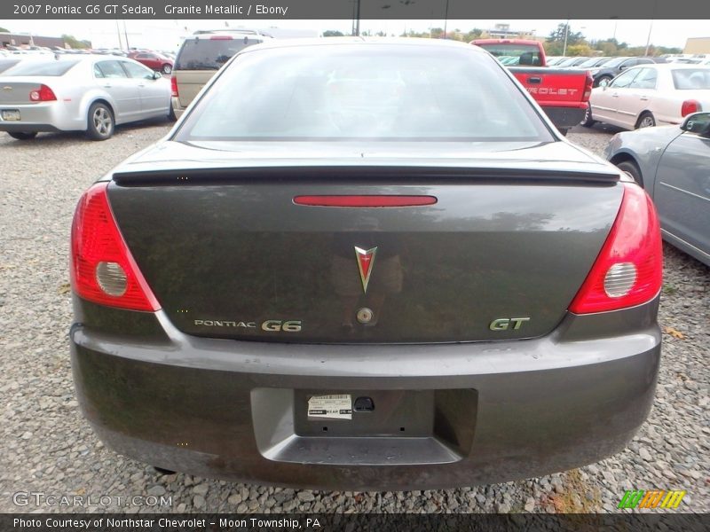 Granite Metallic / Ebony 2007 Pontiac G6 GT Sedan