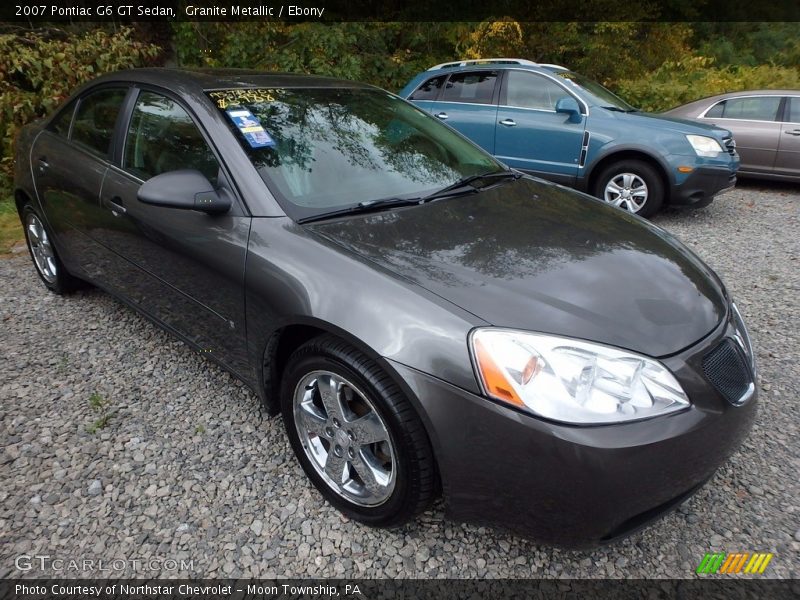 Granite Metallic / Ebony 2007 Pontiac G6 GT Sedan