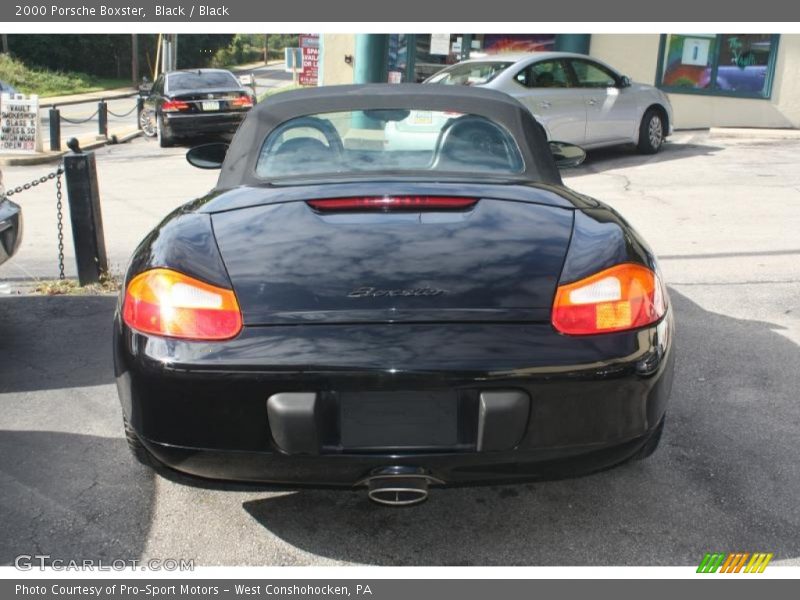 Black / Black 2000 Porsche Boxster