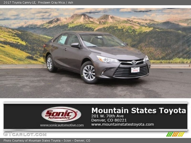 Predawn Gray Mica / Ash 2017 Toyota Camry LE