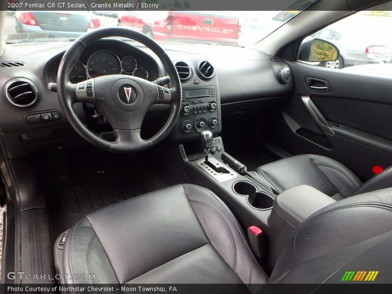 Granite Metallic / Ebony 2007 Pontiac G6 GT Sedan