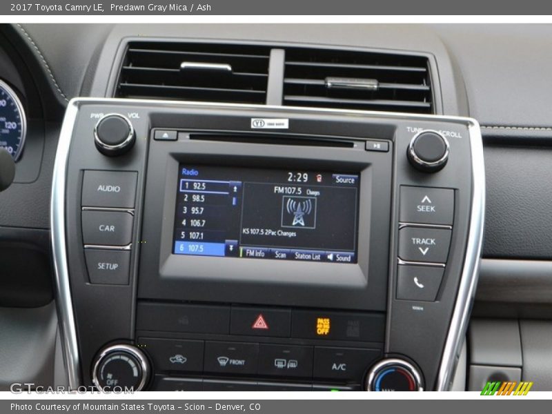 Predawn Gray Mica / Ash 2017 Toyota Camry LE