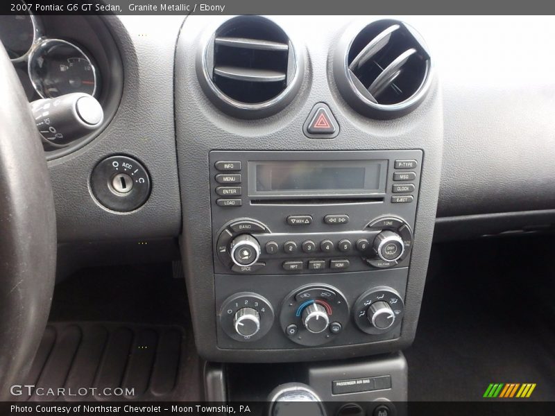 Granite Metallic / Ebony 2007 Pontiac G6 GT Sedan