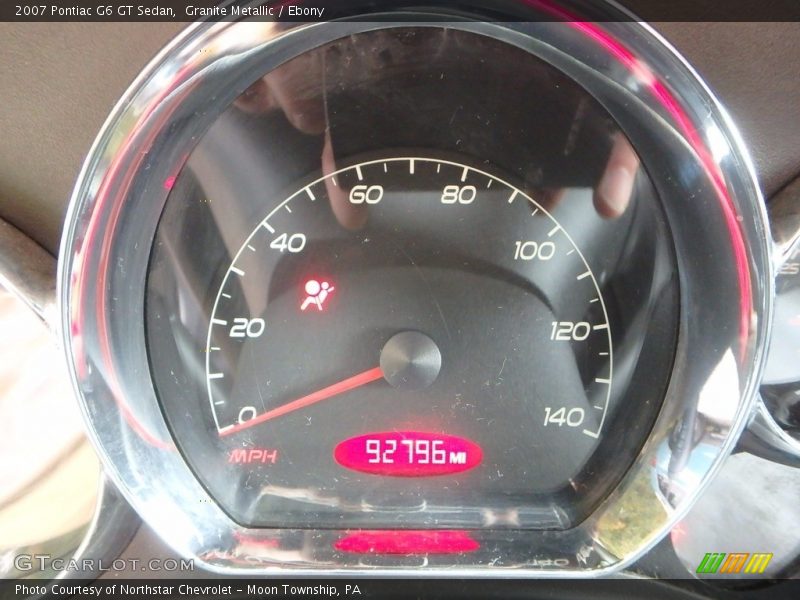Granite Metallic / Ebony 2007 Pontiac G6 GT Sedan