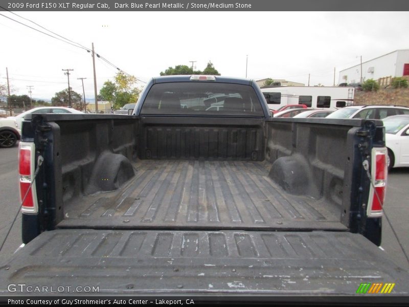 Dark Blue Pearl Metallic / Stone/Medium Stone 2009 Ford F150 XLT Regular Cab