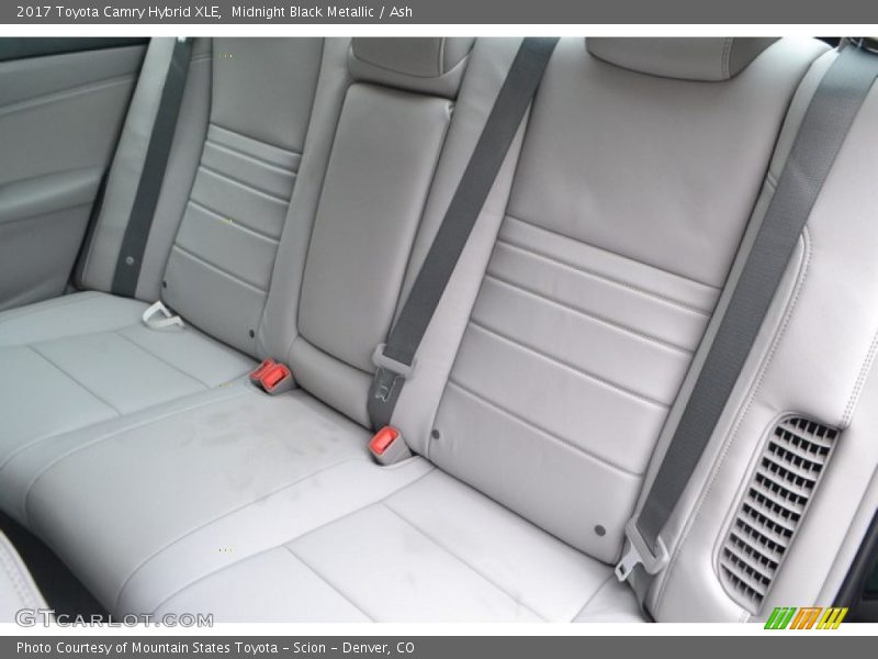 Midnight Black Metallic / Ash 2017 Toyota Camry Hybrid XLE